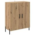 vidaXL Highboard Remeselný dub 69,5 x 34 x 180 cm Kompozitné drevo