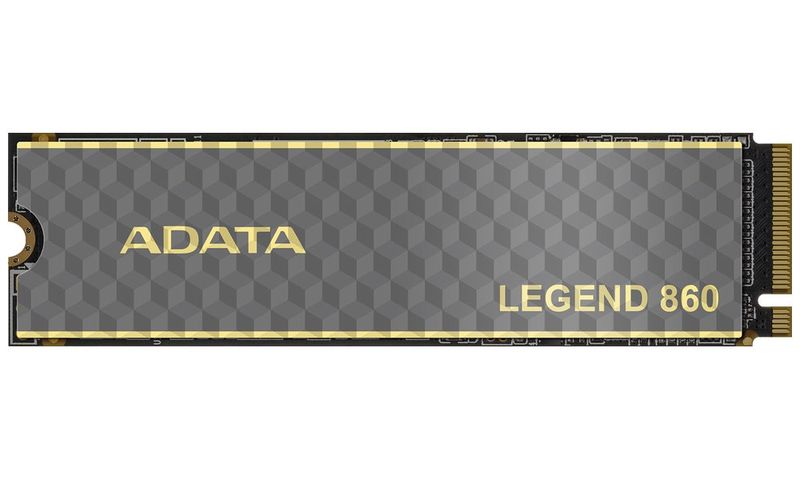 ADATA LEGEND 860/500GB/SSD/M.2 NVMe/Čierna/Heatsink/5R SSD disk, interný, 500GB, M.2 2280, PCIe Gen4 x4, 3D NAND, s chladičom