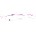 vidaXL Doska stolíka 100x50x4 cm masívny buk