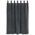 vidaXL Zatemňovacie závesy 2 ks Svetlosivá 140 x 140 cm Zamat