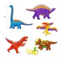 Papierové postavičky Dinosaury