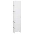 vidaXL Romdivider Panel Biela 141,5 x 165 cm MDF