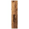 vidaXL Knižnica staré drevo 60x24x109 cm kompozitné drevo