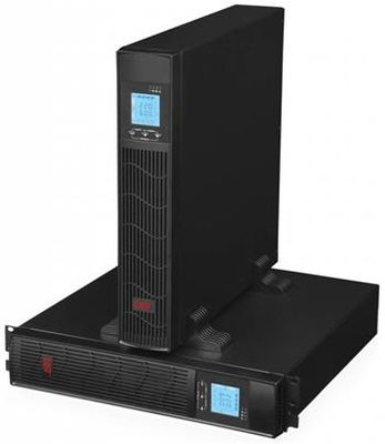 EUROCASE záložný zdroj EA620RT 2000VA / 1600W / Rack/Tower / USB / RJ45 / LCD Displej / Pure sine way Záložný zdroj, 2000W, USB, RJ45, LCD displej, Pure sine way