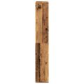 vidaXL Knižnica staré drevo 60x20x120,5 cm kompozitné drevo