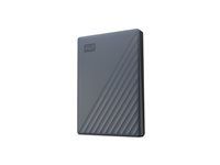 Pevný disk - šifrovaný - 2 TB - externý (prenosný) - USB 3.2 Gen 1 (USB-C konektor) - AES 256 bitov - silikónová sivá