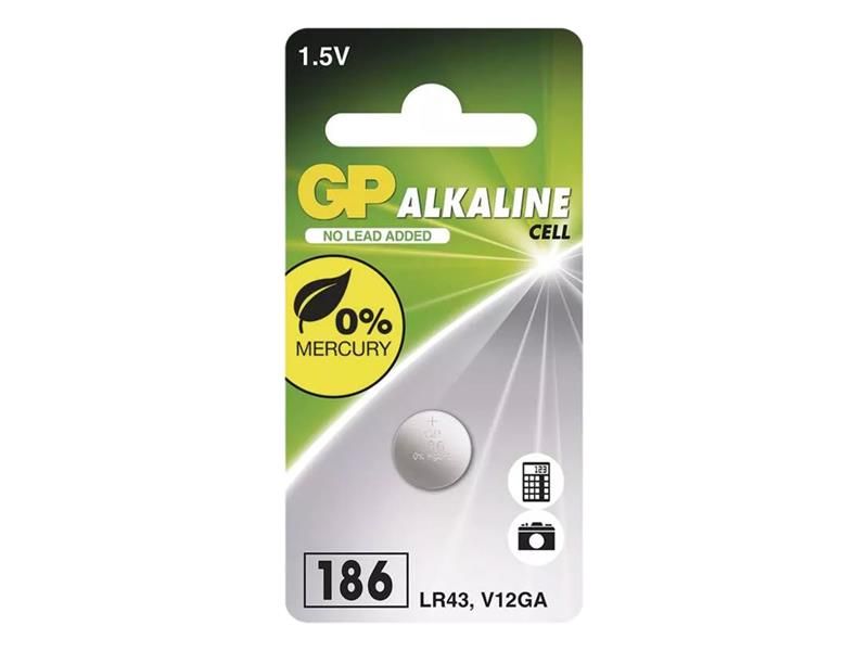 Batéria LR43 (186) GP alkalická