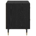 vidaXL Nočný stolík Čierny dub 40 x 35 x 47,5 cm Kompozitné drevo
