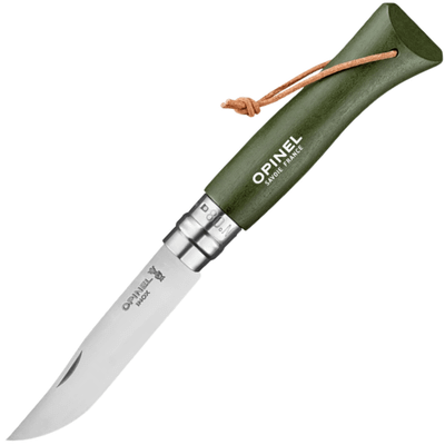 OPINEL 001703 VRI N°08 Bushwhacker Khaki vreckový nôž 8,5 cm, bukové drevo