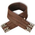 Hnedá sedlo sada pre jazdu na koni 16" reálna koža 14 cm 5-v-1