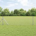 vidaXL Hexagonálny plot 0,8 x 50 m Pozinkovaná oceľ Strieborná