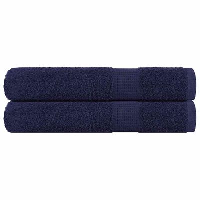 vidaXL Saunové osušky FROGN 2 ks námornícka modrá 80x200 cm 360 g/m²
