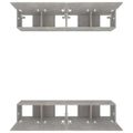 vidaXL TV skrinky 4 ks betónovosivé 80x30x30 cm spracované drevo