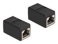 RJ50 adaptér jack na jack čierny