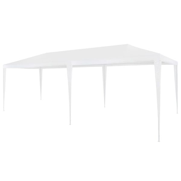 vidaXL Párty stan 3x6 m PE biely