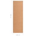 vidaXL Koberec behúň BCF béžový 100x350 cm