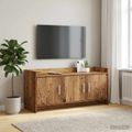 vidaXL TV skrinka 102 x 33 x 47 cm Staré drevo Kompozitné drevo