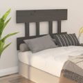 vidaXL Čelo postele sivé 103,5x3x81 cm masívna borovica