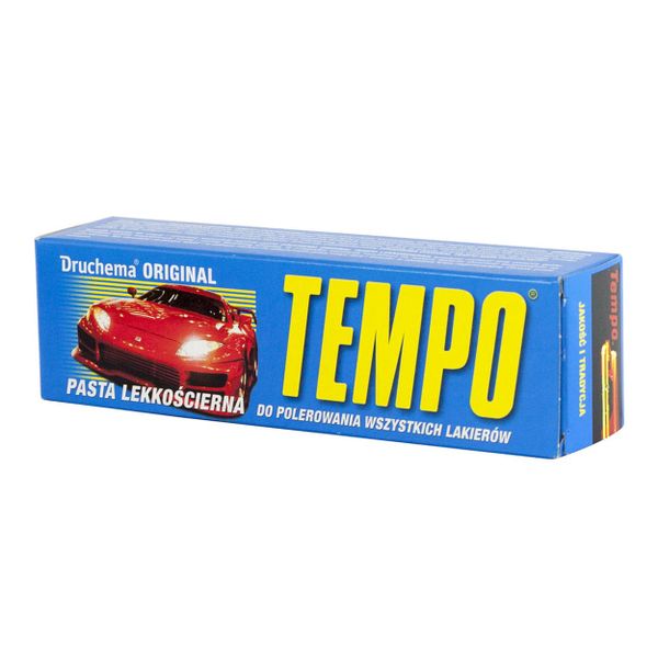 ORIGINAL TEMPO pasta na staré autolaky - je krémovitá jemne abrazívna pasta /120g