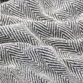 vidaXL Deka, bavlnená, rybia kosť 220x250 cm, námornícka modrá