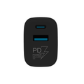 TESLA Power Charger T220 - duálna rýchlonabíjačka 25 W PD 3.0/PPS (čierna farba)