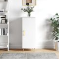 vidaXL Komoda lesklá biela 34,5x34x90 cm spracované drevo