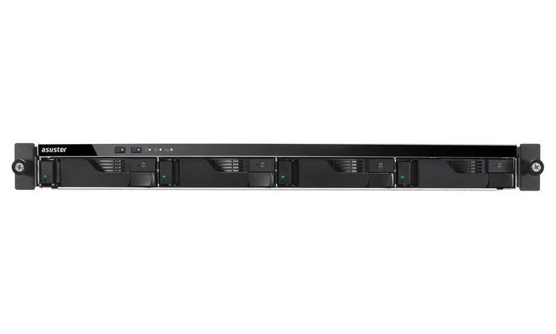 Asustor NAS AS6504RS/RAIL KIT / 4x 2,5"/3,5" SATA III/ Atom C3538 2,1 GHz/ 8GB/ 2x1GbE+ 2x2.5GbE/ 4x USB 3.0 Sietové úložisko NAS, 4x 2,5"/3,5" SATA III, Intel Atom C3538, 8GB DDR4, 4x LAN, 4x USB 3.0, rack, rail kit