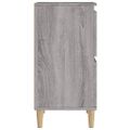 vidaXL Komody 2 ks sivý dub sonoma 60x35x70 cm kompozitné drevo