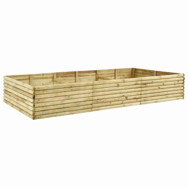 vidaXL Vyvýšený záhradný záhon 300x150x48cm,impregnovaná borovica 19mm