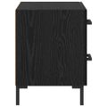 vidaXL Nočný stolík 2 ks Čierny dub 40 x 35 x 47,5 cm Kompozitné drevo