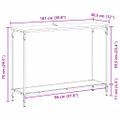 vidaXL Konzolový stôl Staré drevo 101 x 30.5 x 75 cm Kompozitné drevo