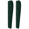 vidaXL Čelo postele so záhybmi tmavosivé 83x23x118/128 cm zamat