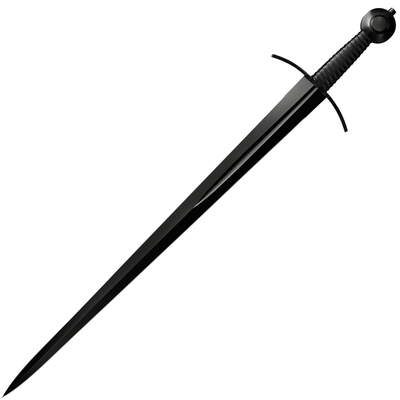 Cold Steel 88WSLFM MAA La Fontaine Sword of War replika meča 95 cm, čierna, koža, kožené puzdro