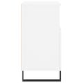 vidaXL Komoda biela 60x35x70 cm spracované drevo