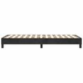 vidaXL Posteľný rám s boxspringom čierny 90x200 cm zamat