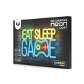 Forever Light Neon PLEXI LED EAT SLEEP GAME multicolor FPNE33
