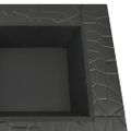 vidaXL Prenosné ohnisko s kutáčom 79x79x46,5 cm XXL oceľ