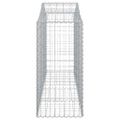 vidaXL Oblúkové gabionové koše 10 ks 200x50x120/140 cm pozink. železo