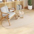 vidaXL Koberec ZIZUR Krémová 150 x 80 cm Polypropylén