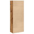 vidaXL Knižnica staré drevo 60x30x152 cm kompozitné drevo