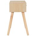 vidaXL Nočný stolík so zásuvkou 44x30x58 cm masívne drevo