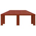vidaXL Záhradný altánok 6 x 3 m Tehlová Polyester a oceľ 190 gsm