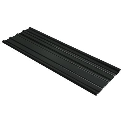 vidaXL Strešný panel 12 pcs Antracit 129 x 45 cm Pozinkovaná oceľ