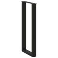 vidaXL Nohy barového stola v tvare U, 2 ks, čierne, 50 x (100-101) cm, oceľové