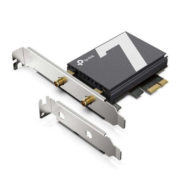 Sieťová karta TP-Link Archer TBE550E BE9300 WiFi 7, PCI-e, Bluetooth, odnímateľná anténa