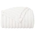 vidaXL Prikrývky na hodenie 6 ks Biela 200 x 150 cm 4.75 kg Flís