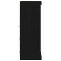 vidaXL LED komoda Čierny dub 60,5 x 37 x 100 cm Kompozitné drevo