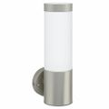vidaXL Exteriérové nástenné svietidlo Strieborná 12 x 8,5 x 27 cm