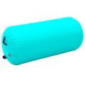 vidaXL Nafukovací gymnastický valec s pumpou 120x90 cm PVC zelený