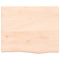 vidaXL Kúpeľňová doska 60x50x(2-6) cm neošetrený masív